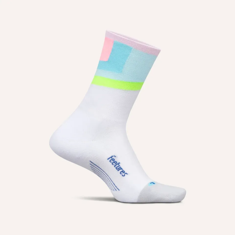 Feetures Elite Light Cushion Mini Crew løbesokker Candy Court