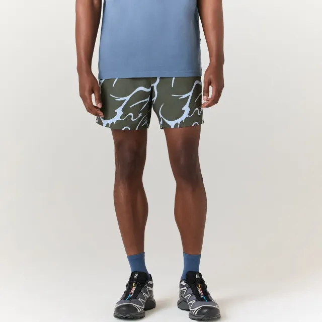 Stance Complex Hybrid shorts 5" oliven svedtransporterende