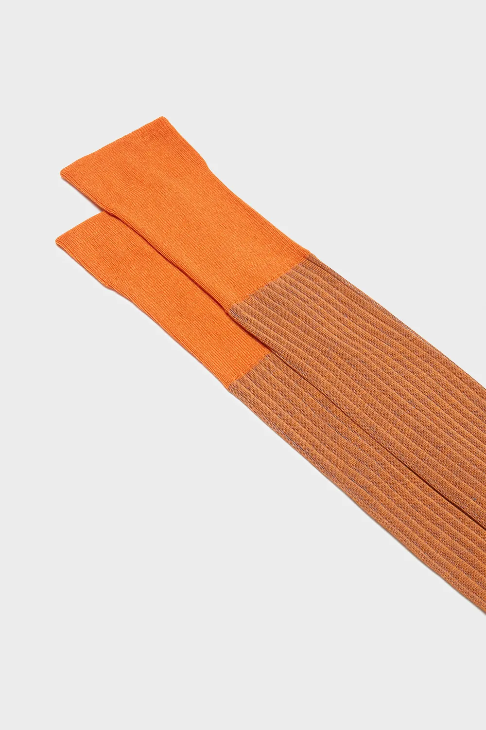 Bresciani Essentials Mario strømper orange-blå bomuld