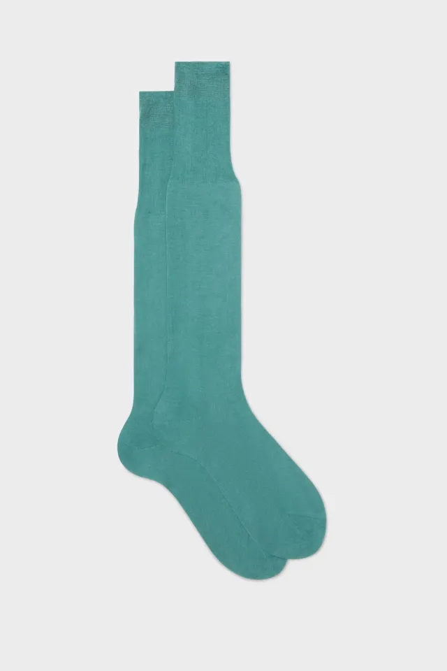 Bresciani Lorenzo strømper mint bomuld