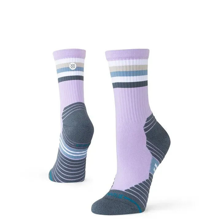Stance Maliboo Mid Crew strømpe lavendel nylon