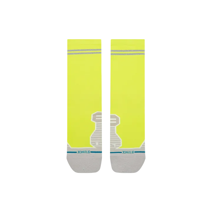 Stance Reflector Light Crew løbestrømper Volt lette