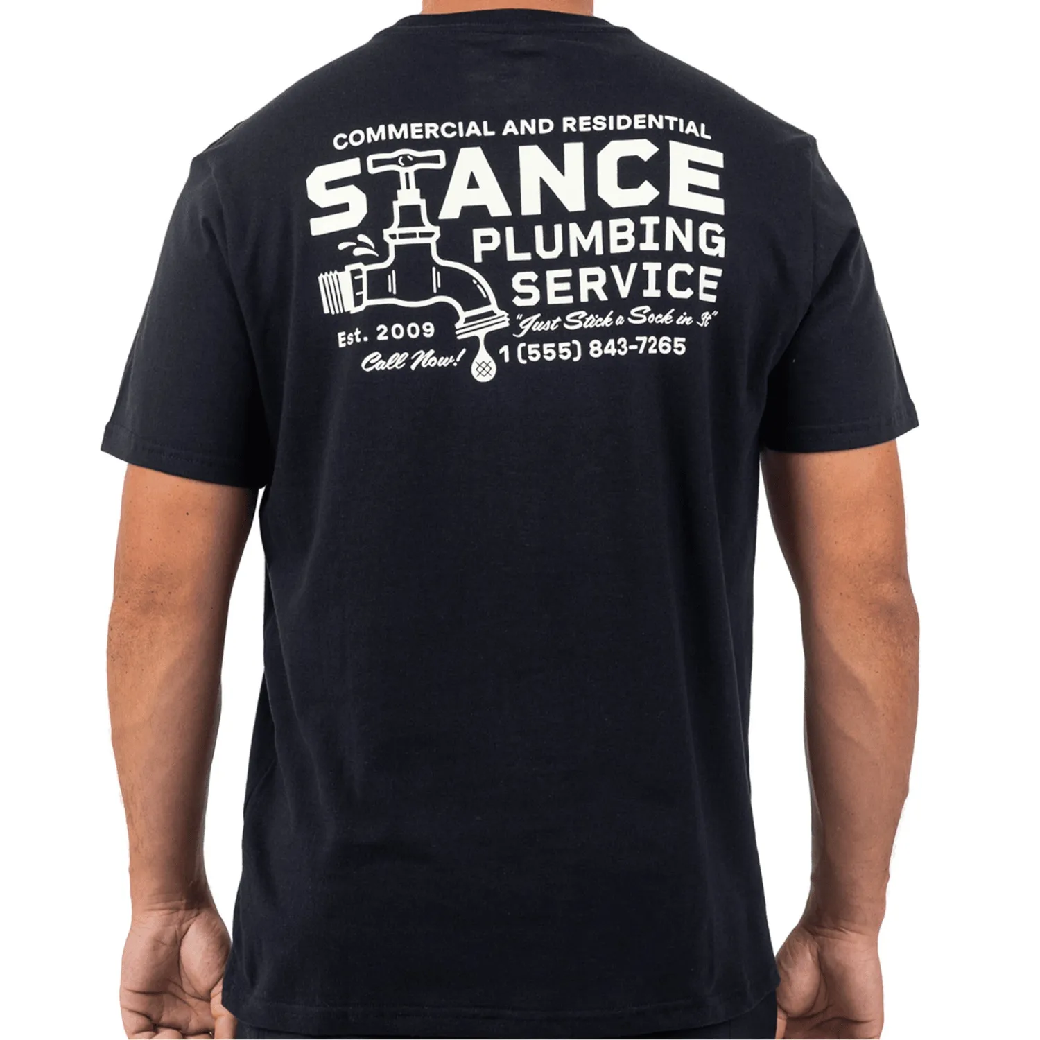 Stance Classified t-shirt sort 100% bomuld
