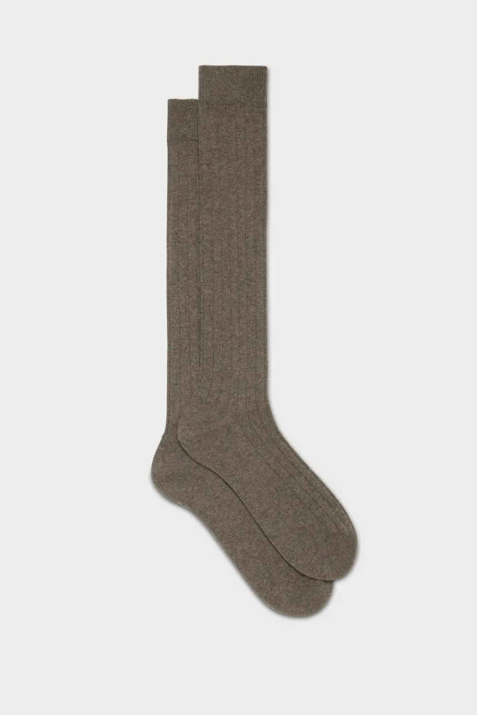 Bresciani Luxury Campidoglio strømper beaver cashmere