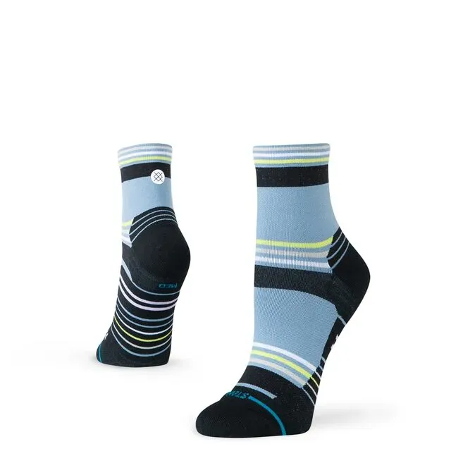 Stance Briar Ultra Light Quarter løbestrømper blå åndbar