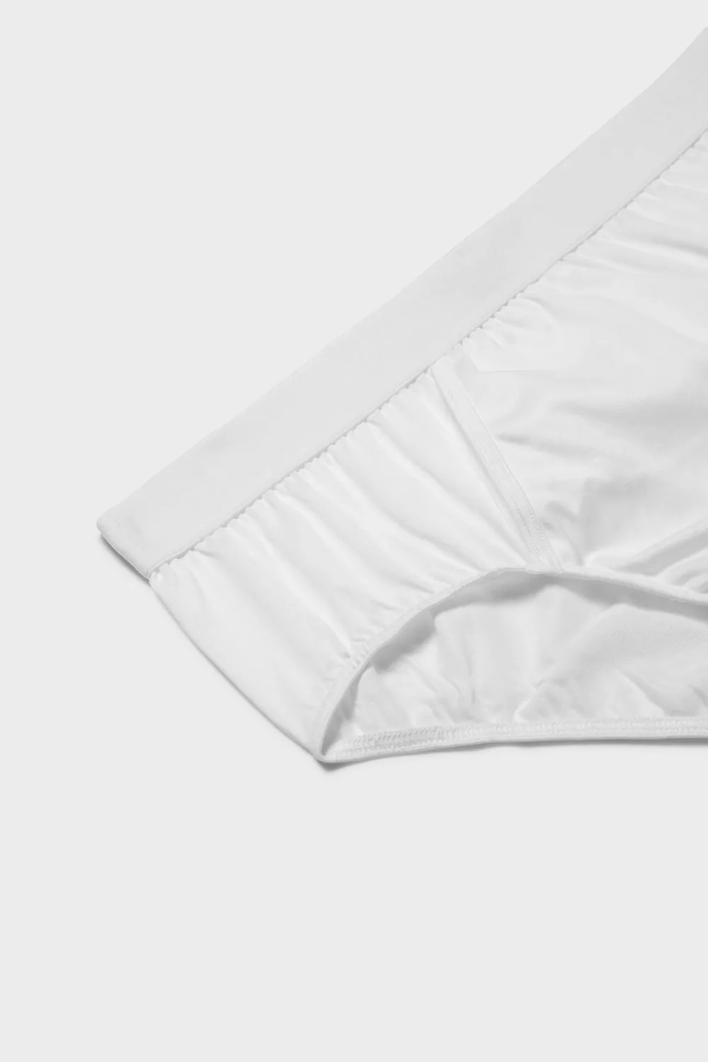 Bresciani Slip trusser hvide 100% bomuld