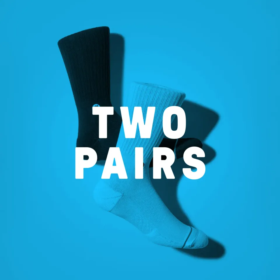 Stance Sock Subscription 2 Pairs strømper 2 par holdbar