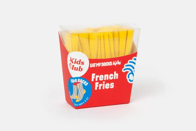Eat My Socks French Fries børnestrømper 1 par bomuld