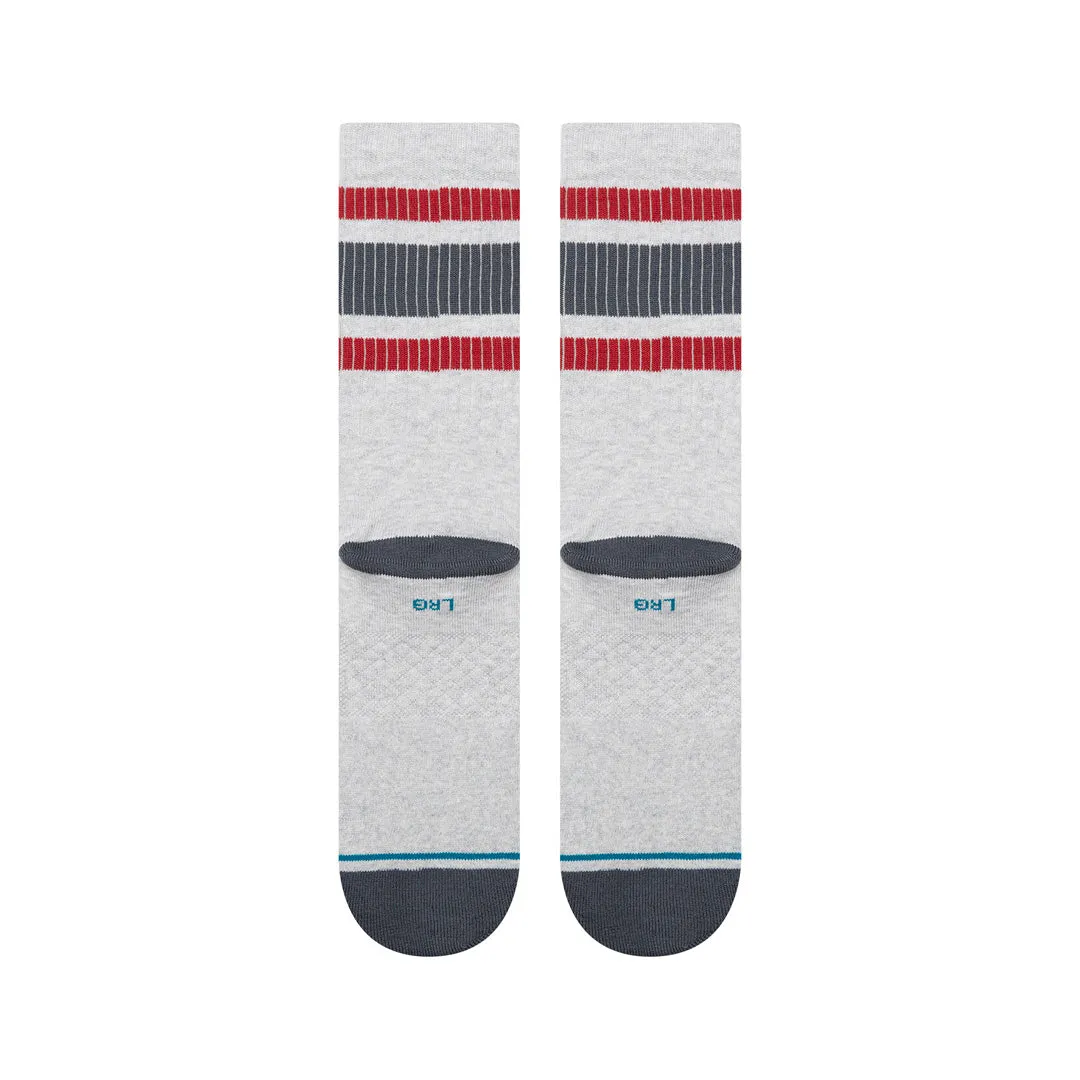 Stance Boyd Pop Stitch crew strømper heather grey bomuld