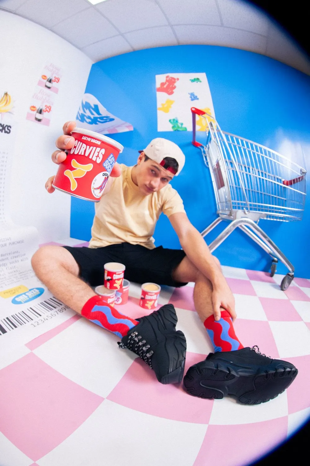 Eat My Socks Curvies sjove strømper