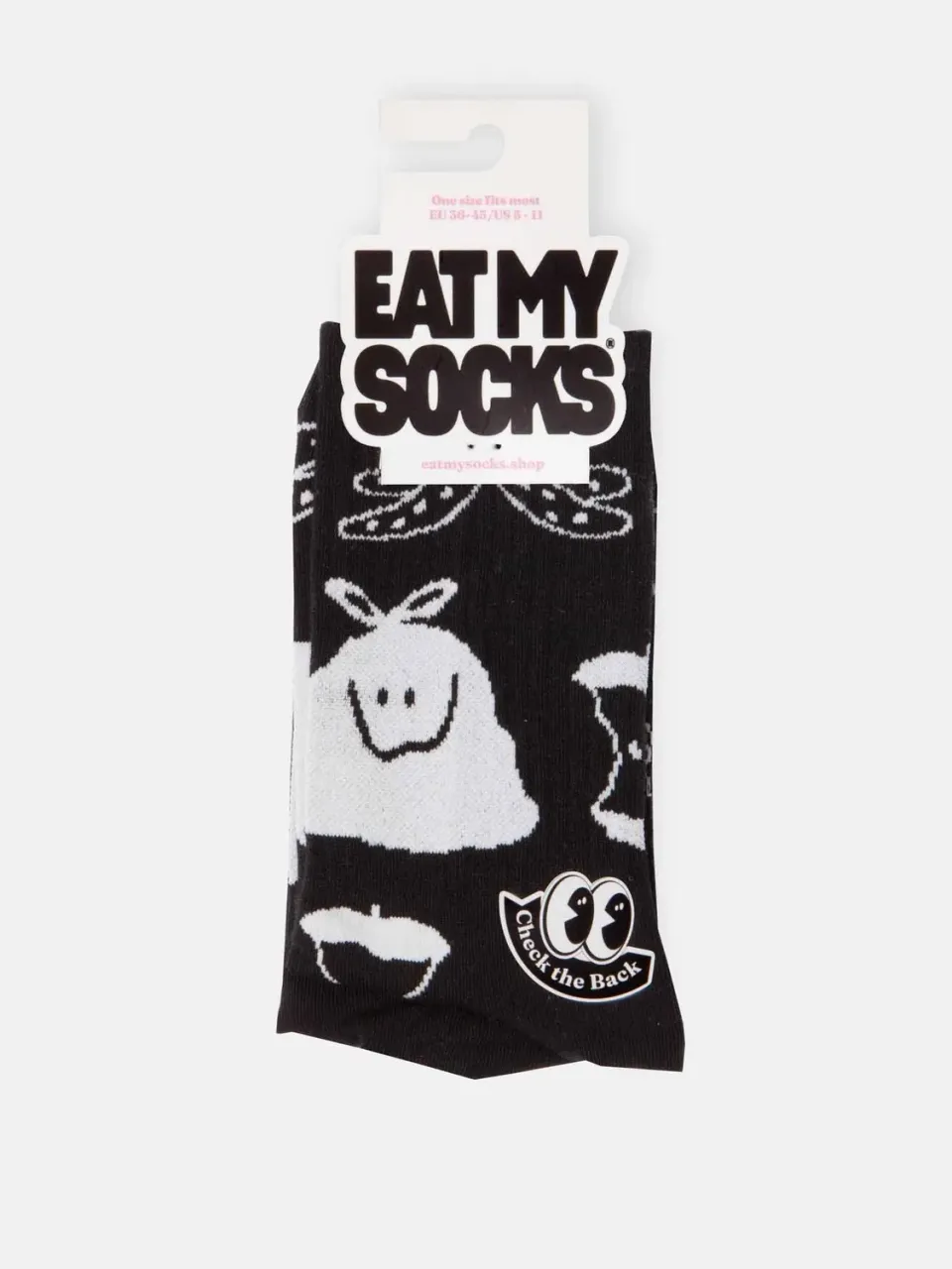 Eat My Socks Trash Flat-Pack sokker 1 par bomuld