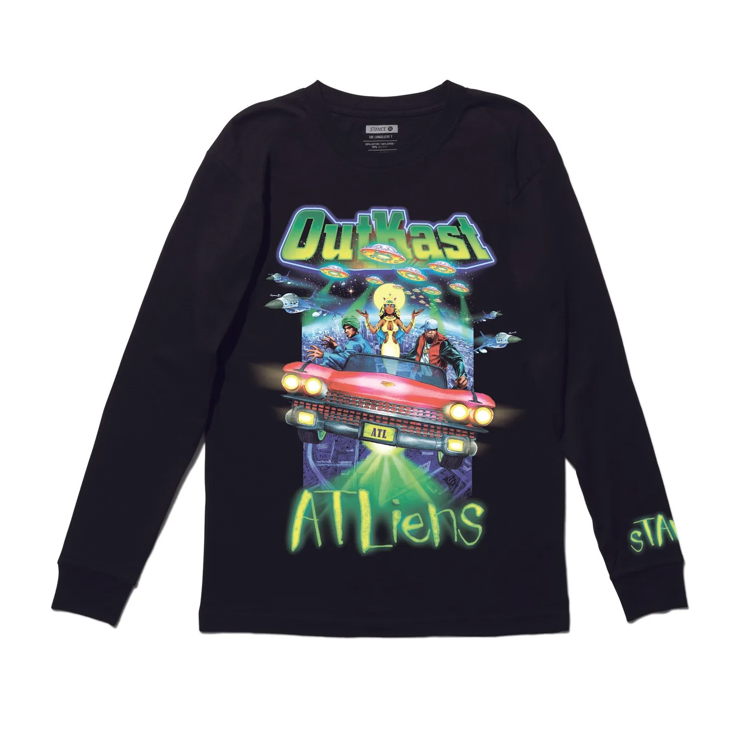 Stance Outkast langærmet T-shirt sort unisex