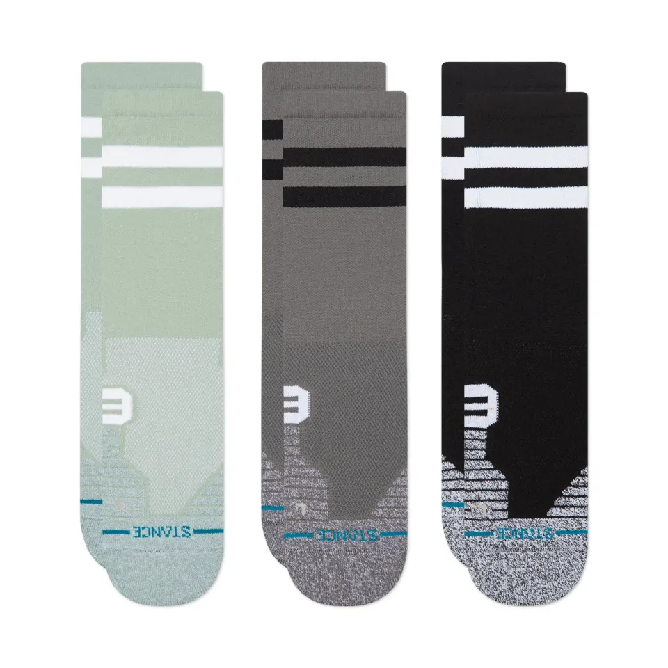 Stance Franchise Crew strømper 3-pak multi mellempolstret