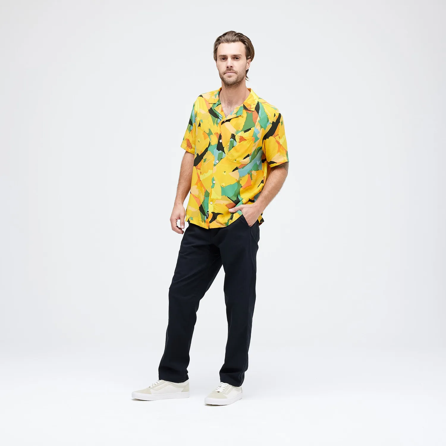 Stance Yoto Button Up T-shirt Tropical – let pasform