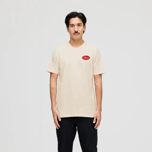 Stance Workshop T-shirt vintage hvid bomuld