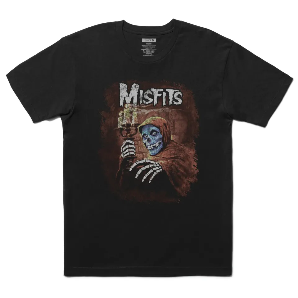 Stance Misfits T-shirt sort 100% bomuld