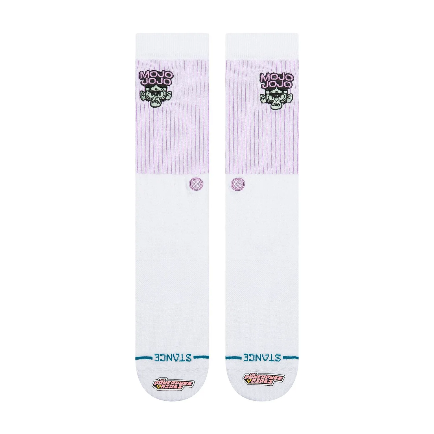 Stance Mojo Jojo Crew strømper hvid bomuld