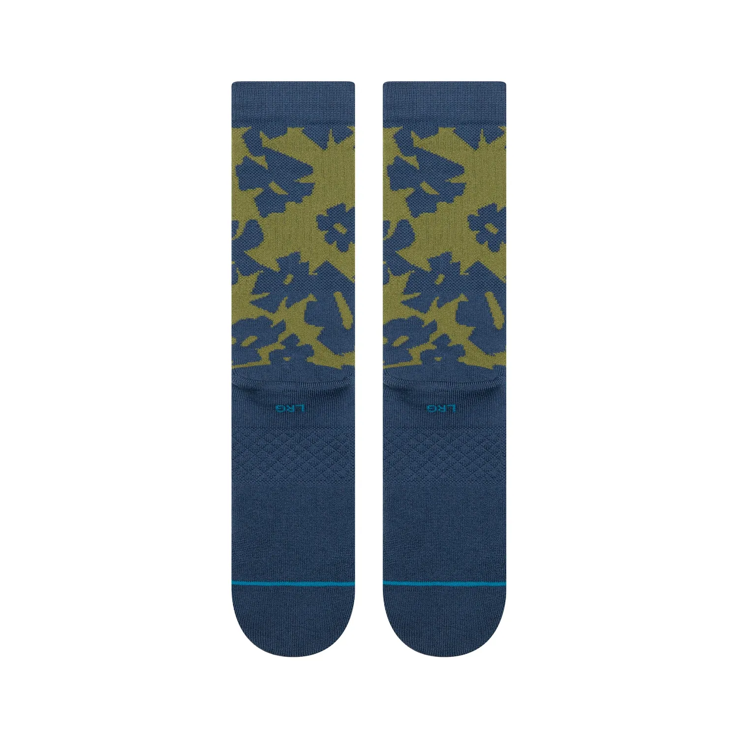 Stance Stomped Crew sokker oliven kæmmet bomuld