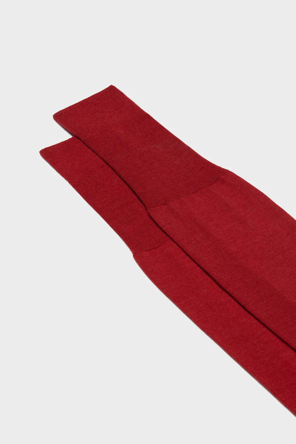 Bresciani Essentials Marco uldstrømper cherry merinould
