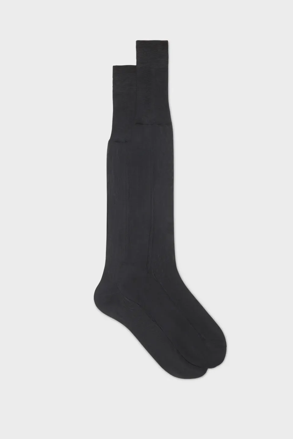 Bresciani Luxury Celio strømper charcoal 100% silke