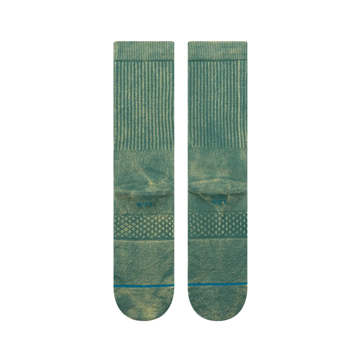 Stance Icon Dyed Crew strømper Teal bomuld