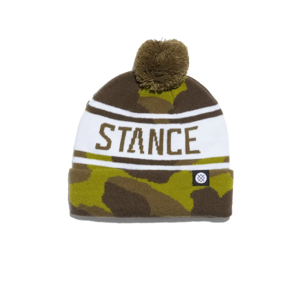 Stance OG Pom beanie hue camo blød akrylstrik