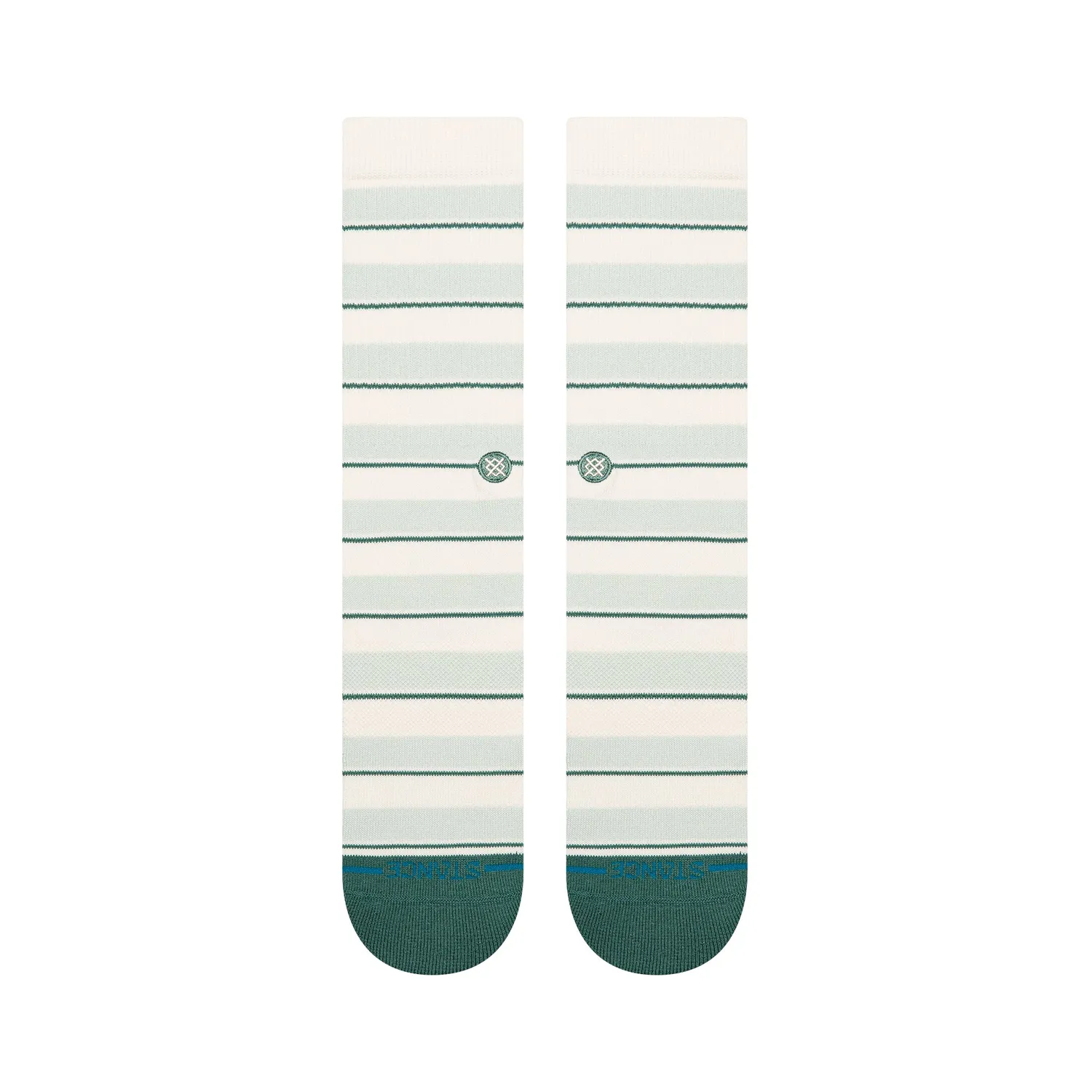 Stance Striped It Crew strømper teal medium polstring