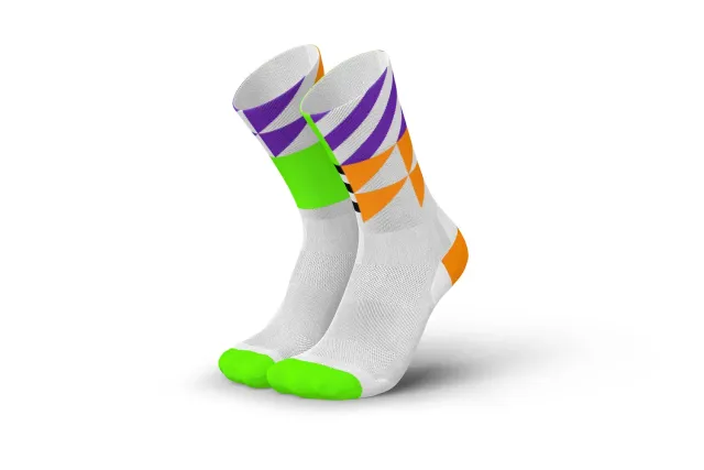 Incylence Ultralight Elements strømper orange grøn Dryarn