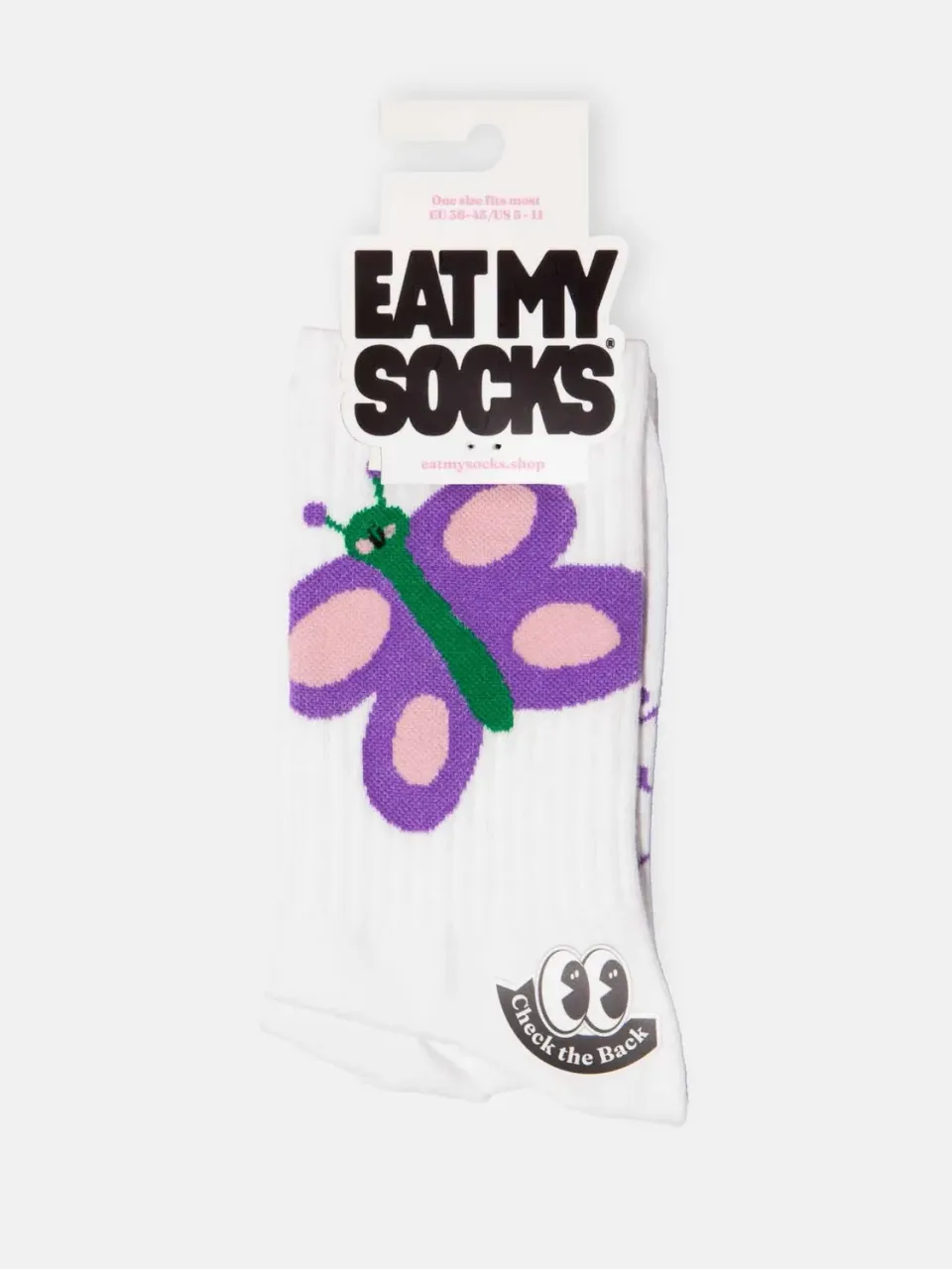 Eat My Socks Butterfly sokker pastel sommerfugl