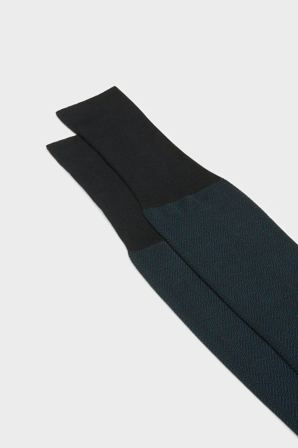 Bresciani Essentials Giulio herresokker navy chevron