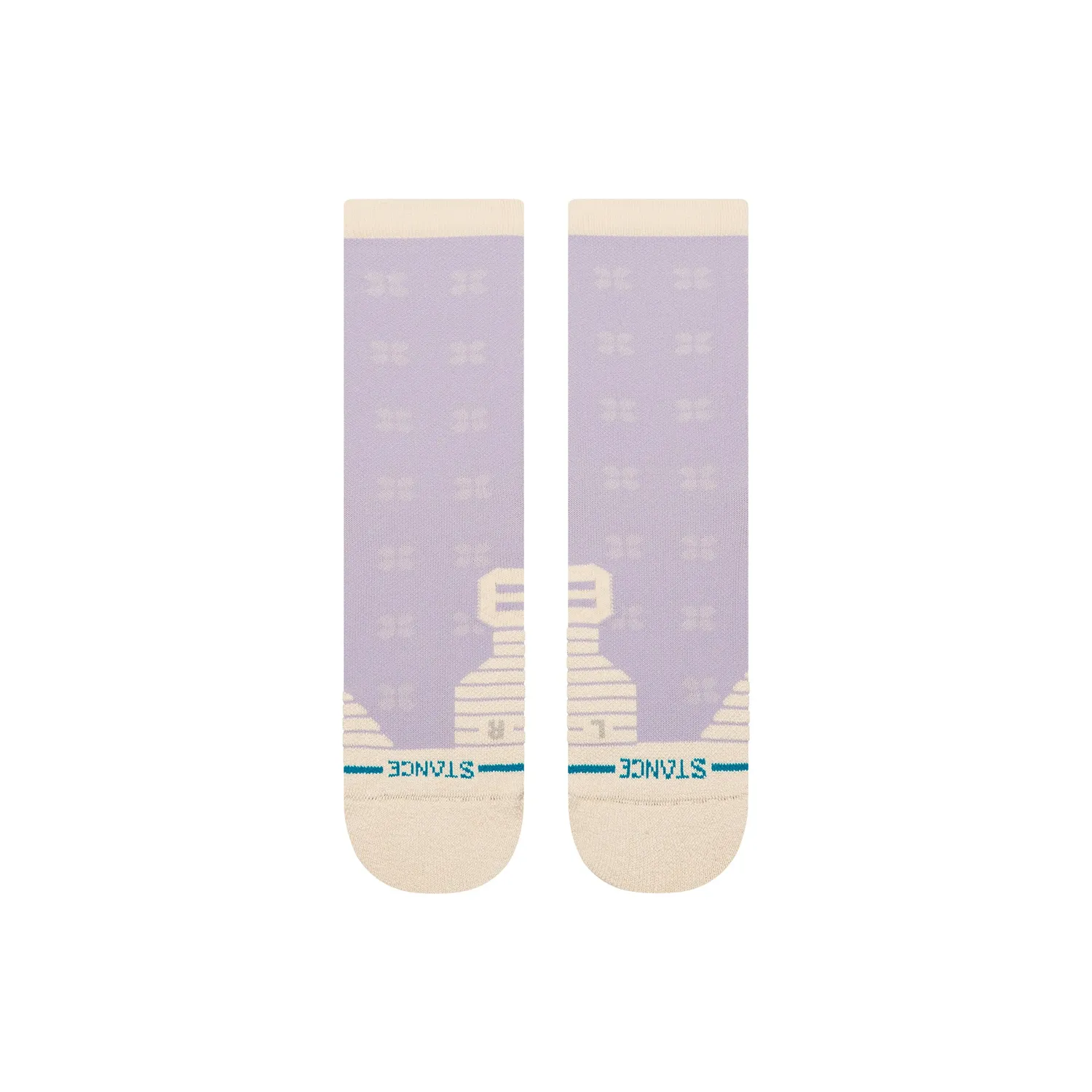 Stance Latta Mid Crew strømper lilla medium