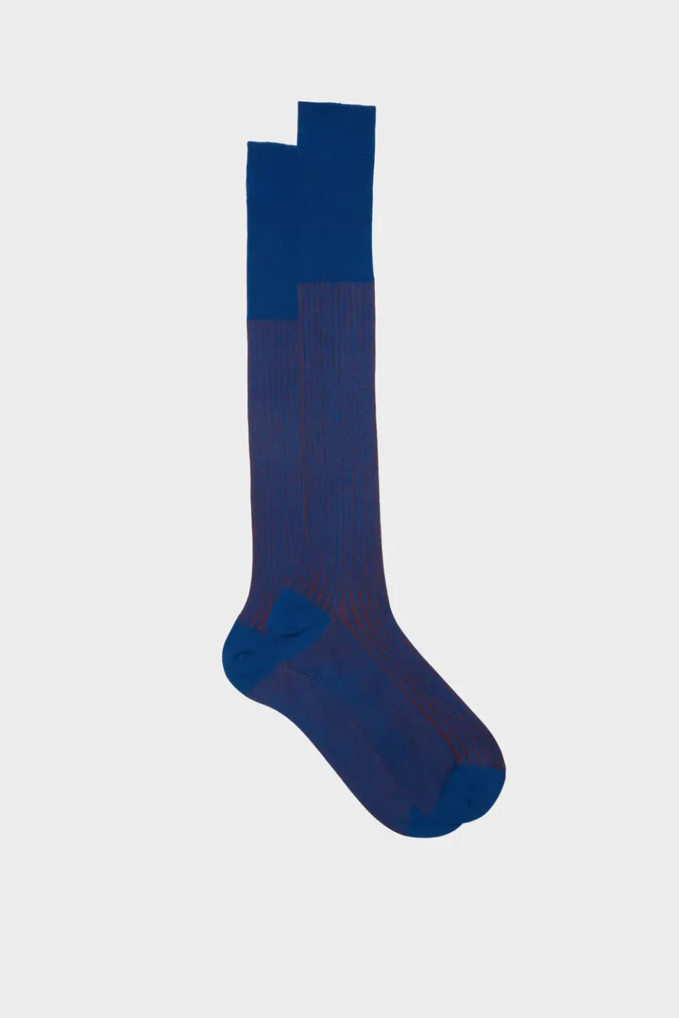 Bresciani Essentials Mario strømper bomuld cobalt