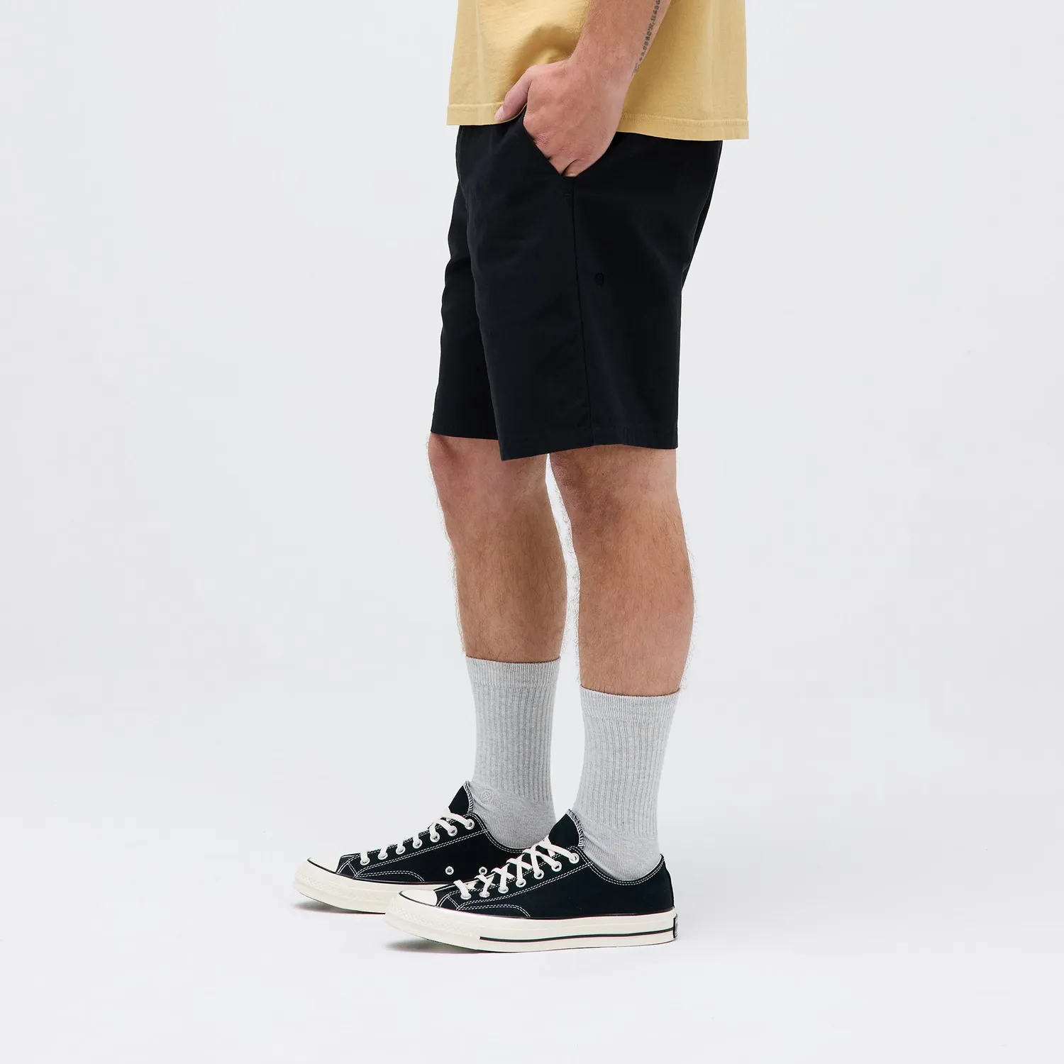 Stance Compound Chino shorts true black stretch