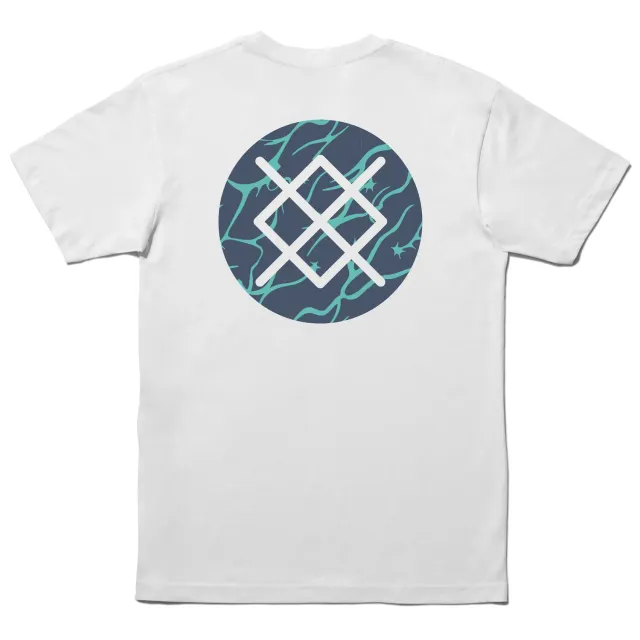 Stance Badge Tee t-shirt hvid 100% bomuld