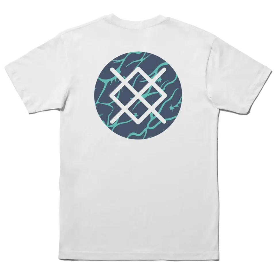 Stance Badge Tee t-shirt hvid 100% bomuld