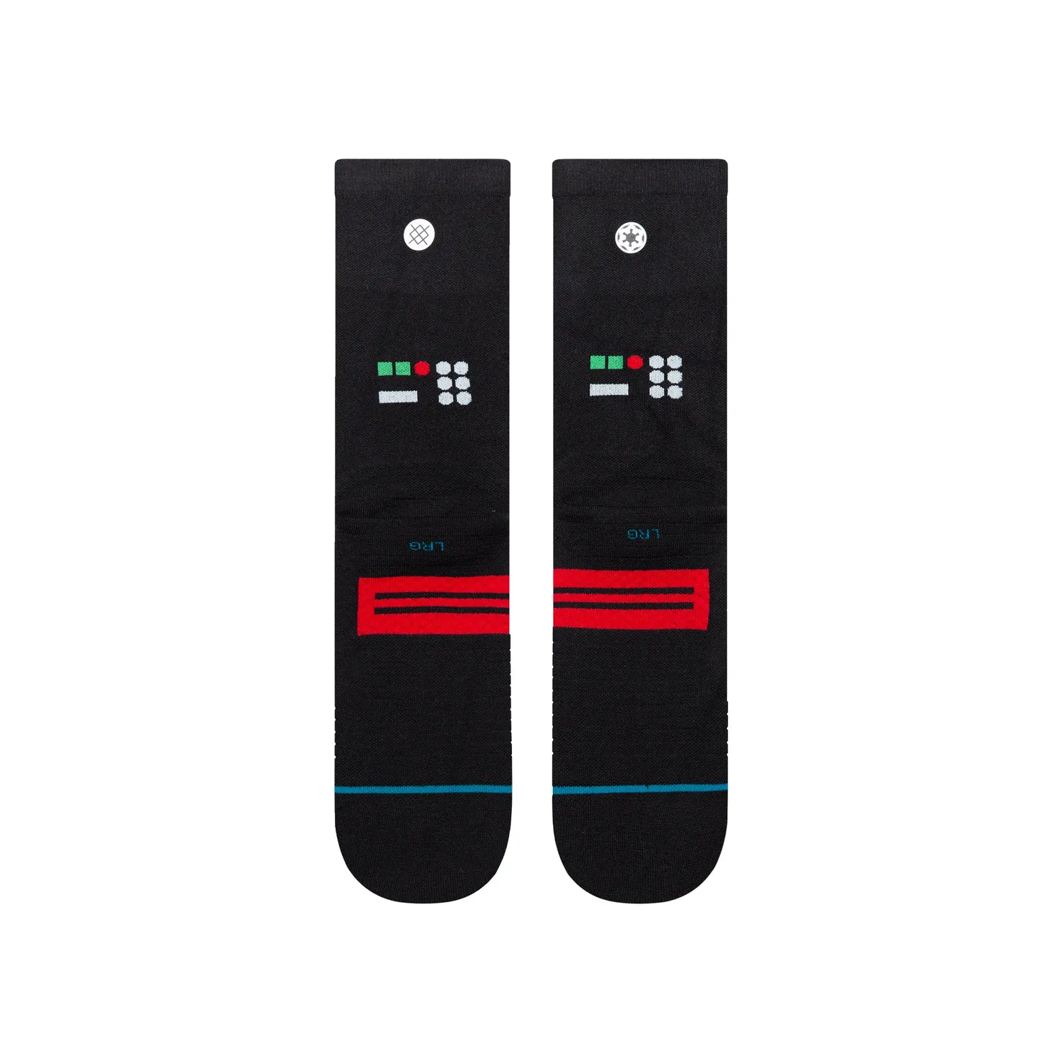 Stance Dark Side Crew sok sort Darth Vader let polstring