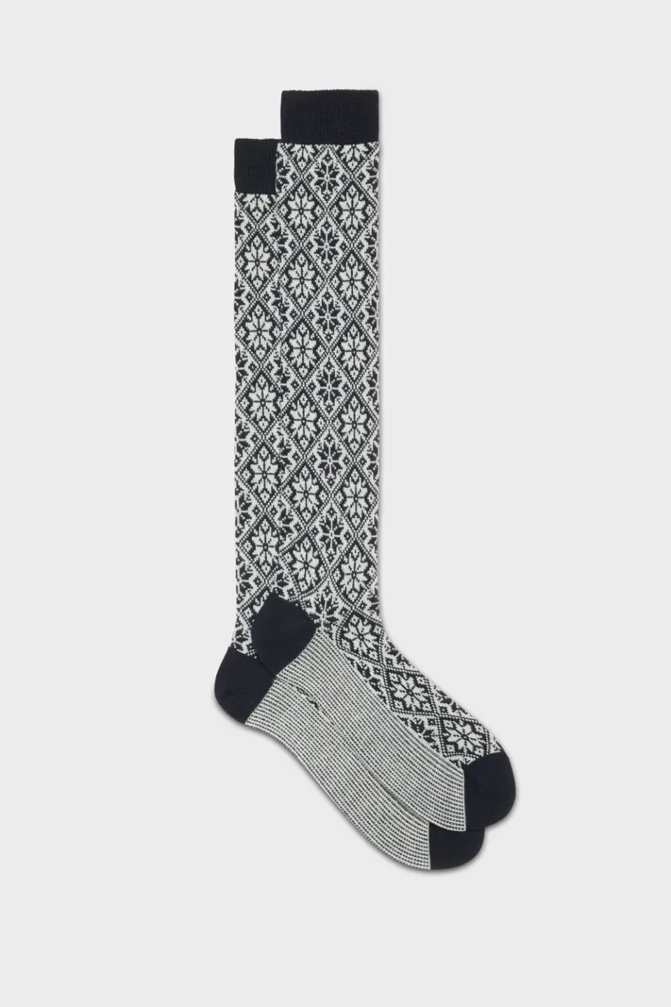 Bresciani Astrum uld strømper navy merino 90%