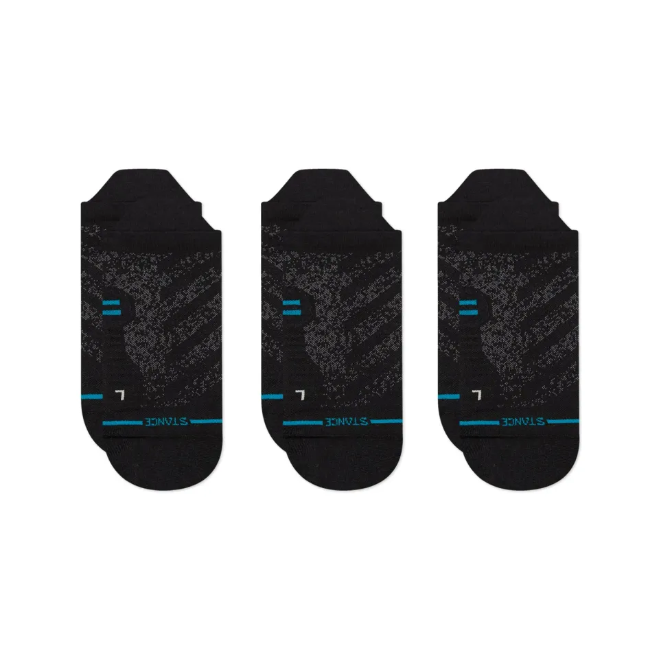 Stance Run Ultra Light Tab løbestrømper 3-pak sort