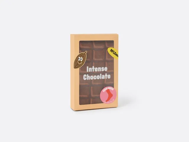 Eat My Socks Intense Chocolate sokker åndbar bomuld