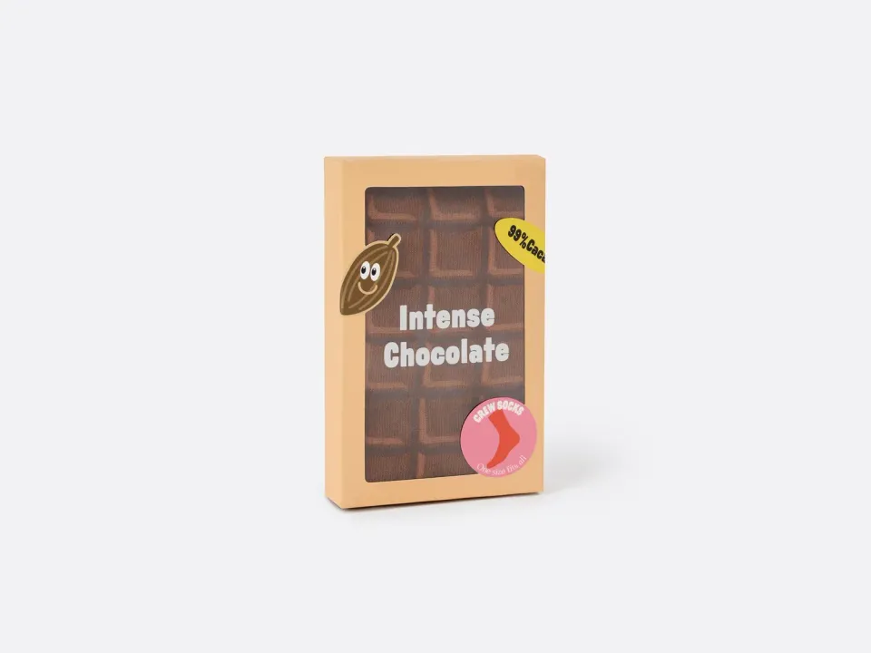 Eat My Socks Intense Chocolate sokker åndbar bomuld