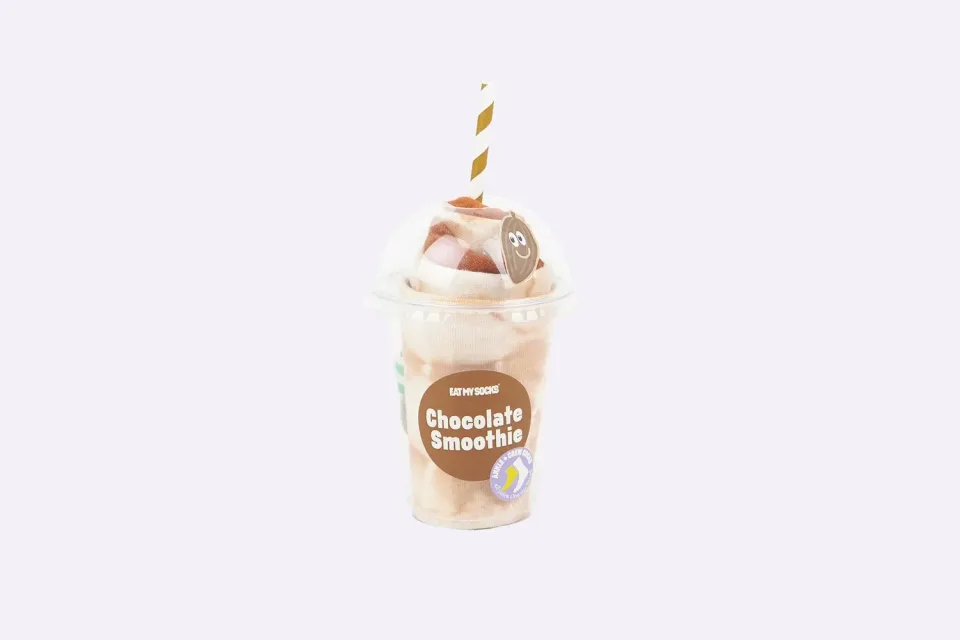 Eat My Socks Chocolate Smoothie sokker 2 par chokolade