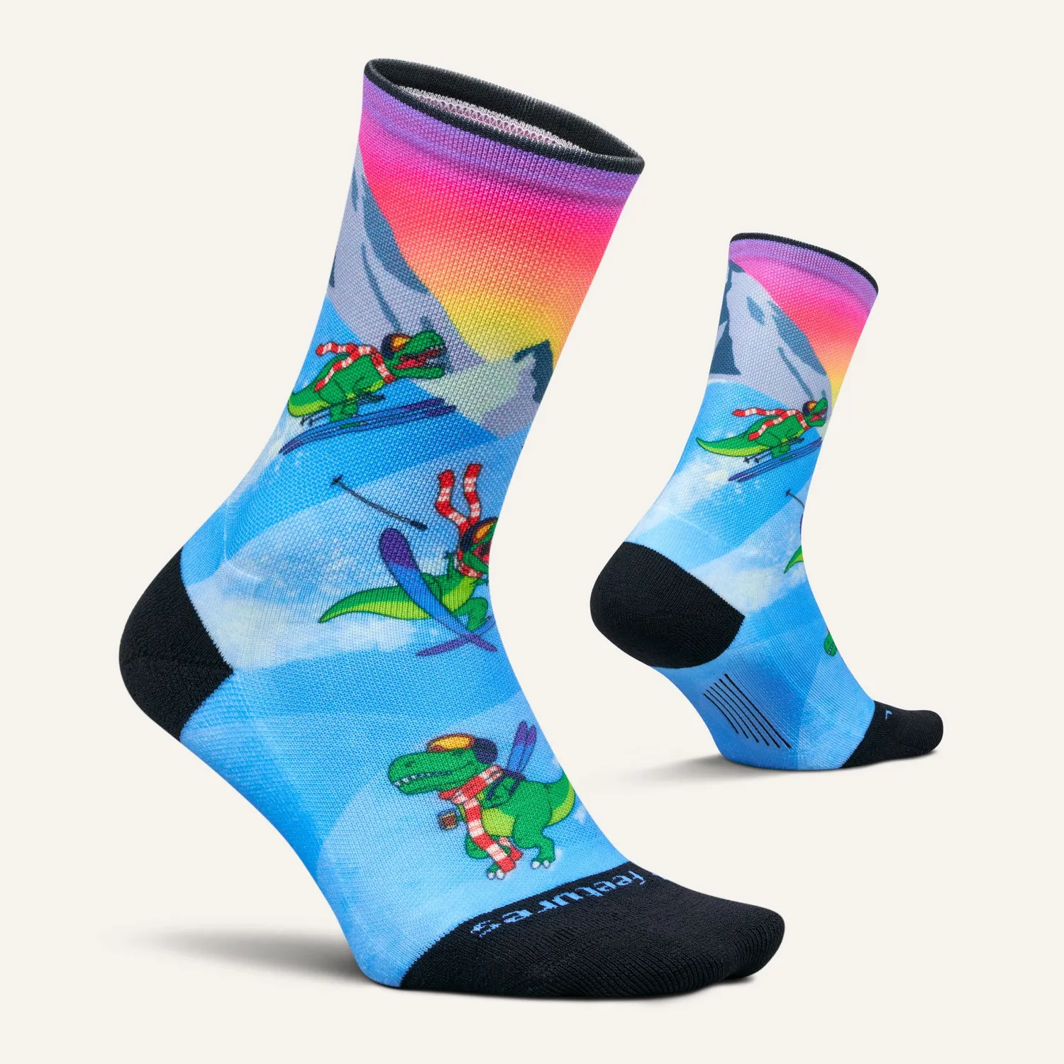 Feetures Elite Light Cushion Mini Crew løbesokker Ski-Rex limit
