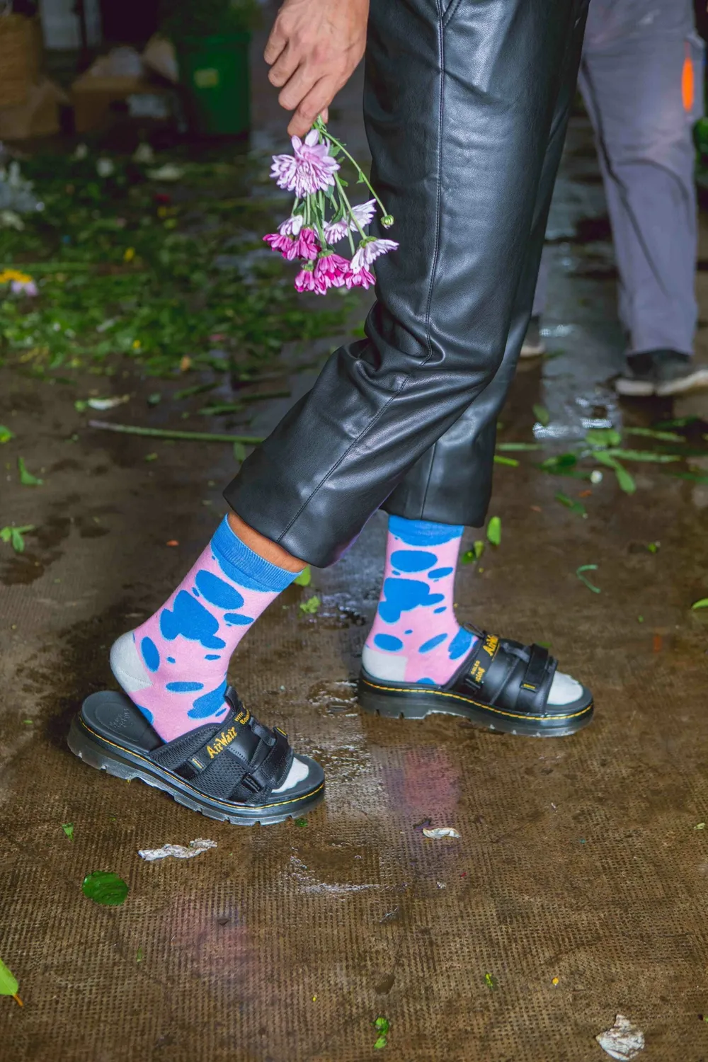 Eat My Socks Lava Lamp sokker 1 par retro