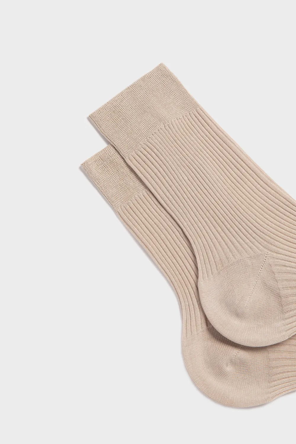 Bresciani Essentials Gaia strømper bomuld beige S-L