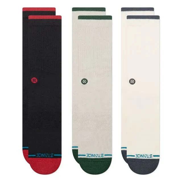 Stance Toner crewsokker 3-pak sort holdbar
