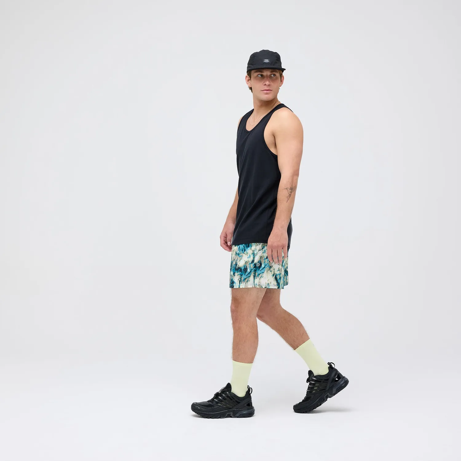 Stance Fragment 2.0 Tank top sort åndbar