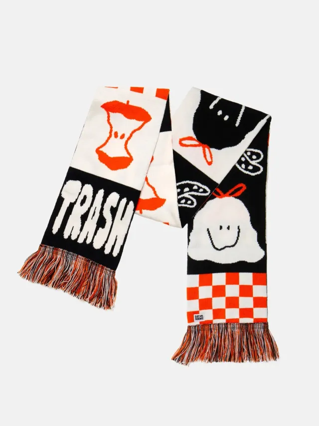 Eat My Socks Trash Bag tørklæde sort street