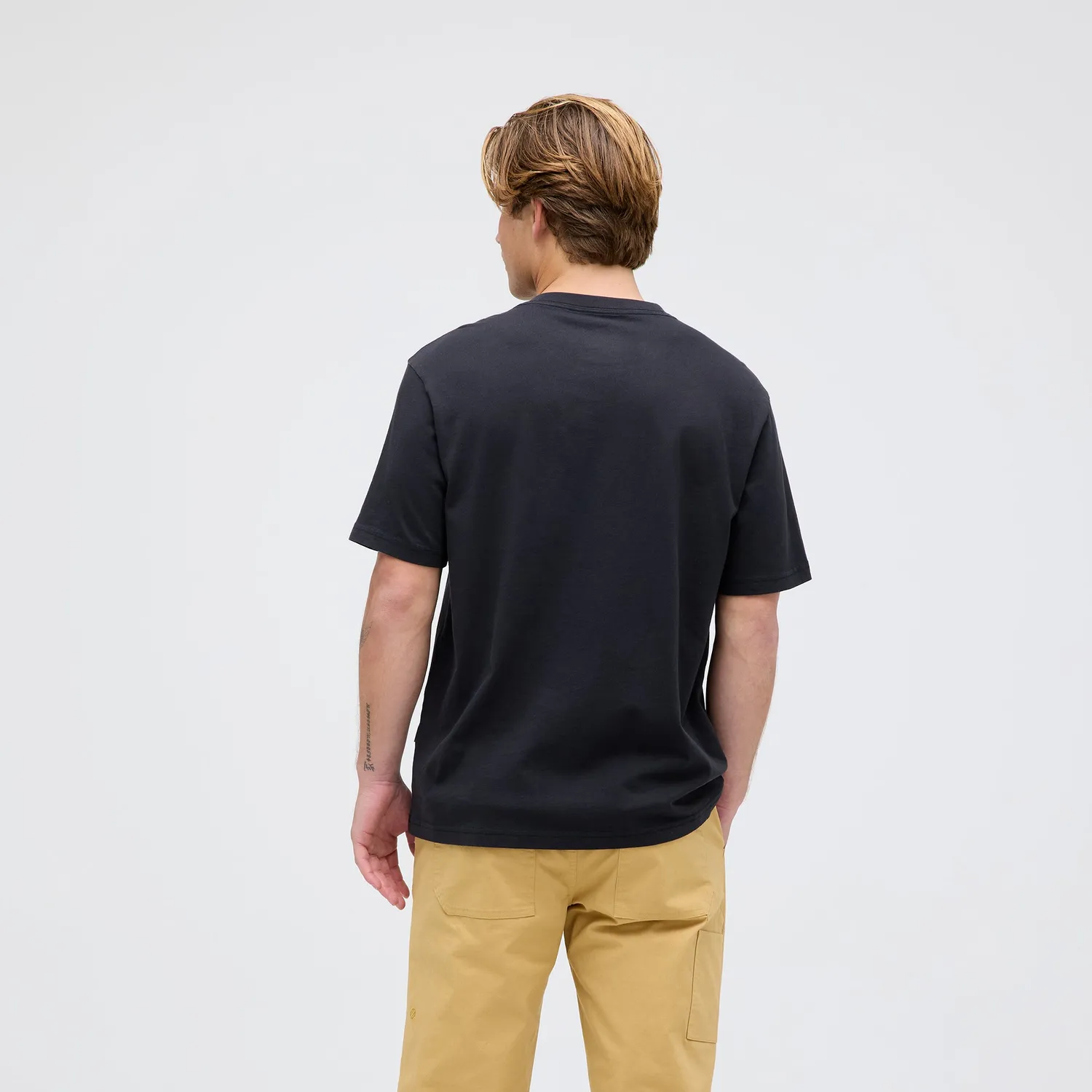 Stance Studio Organic Cotton T-shirt sort økologisk bomuld