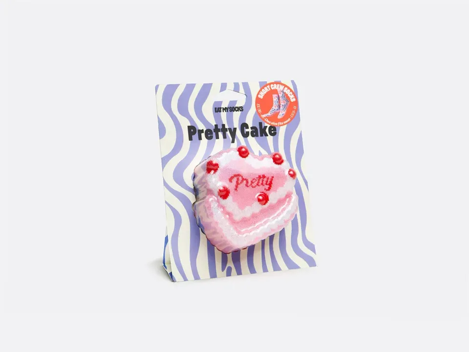 Eat My Socks Pretty Cake sokker kage 3D