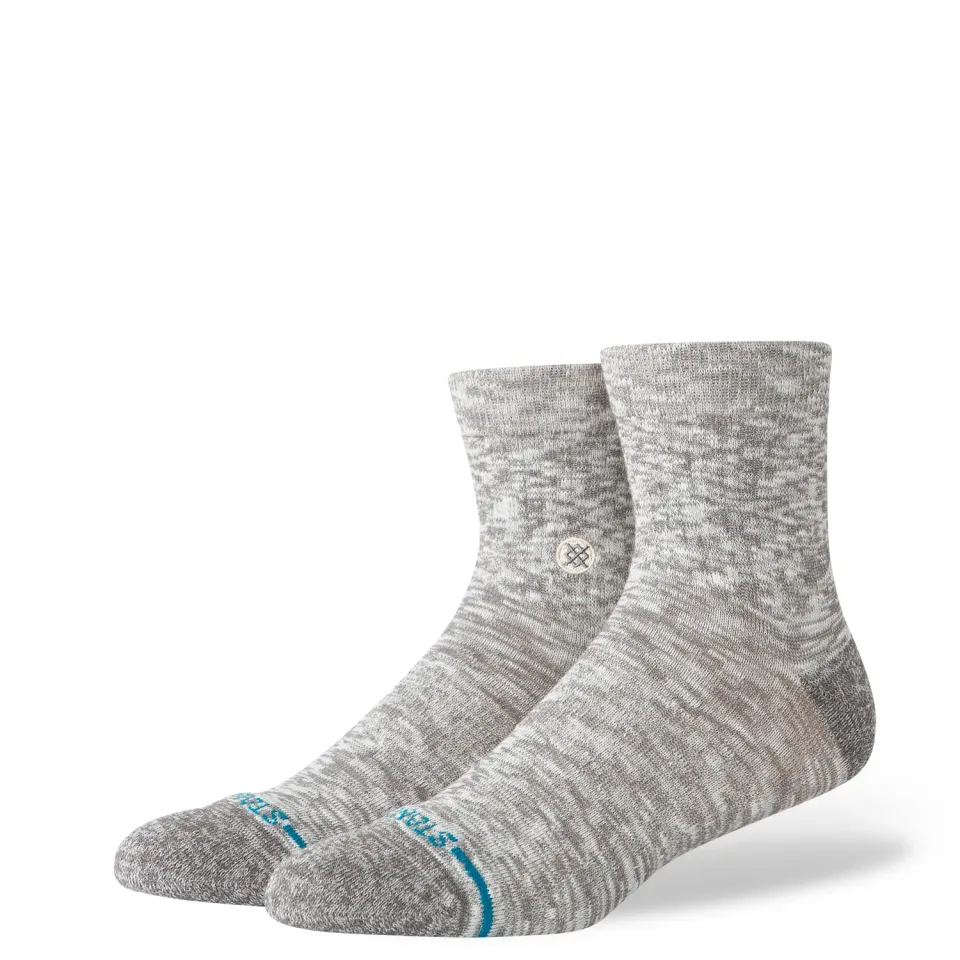 Stance Slub Quarter sokker grå bomuld